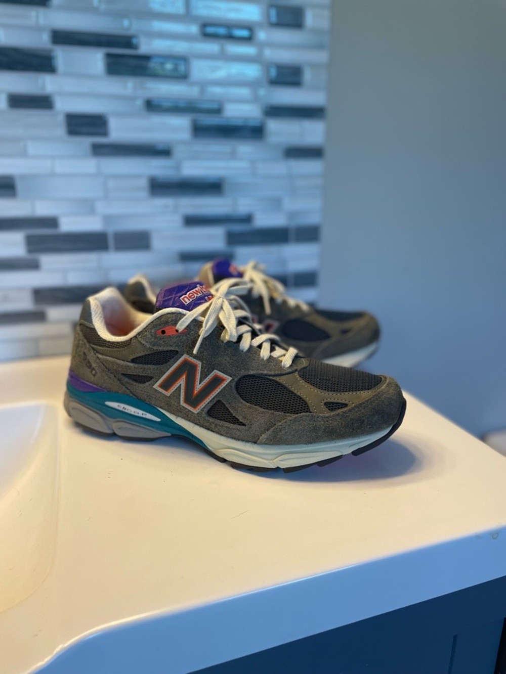 New Balance 990v3 YCMC 10 made in USA olive Jordan Nike air max zoom running lot - Picture 3 of 13